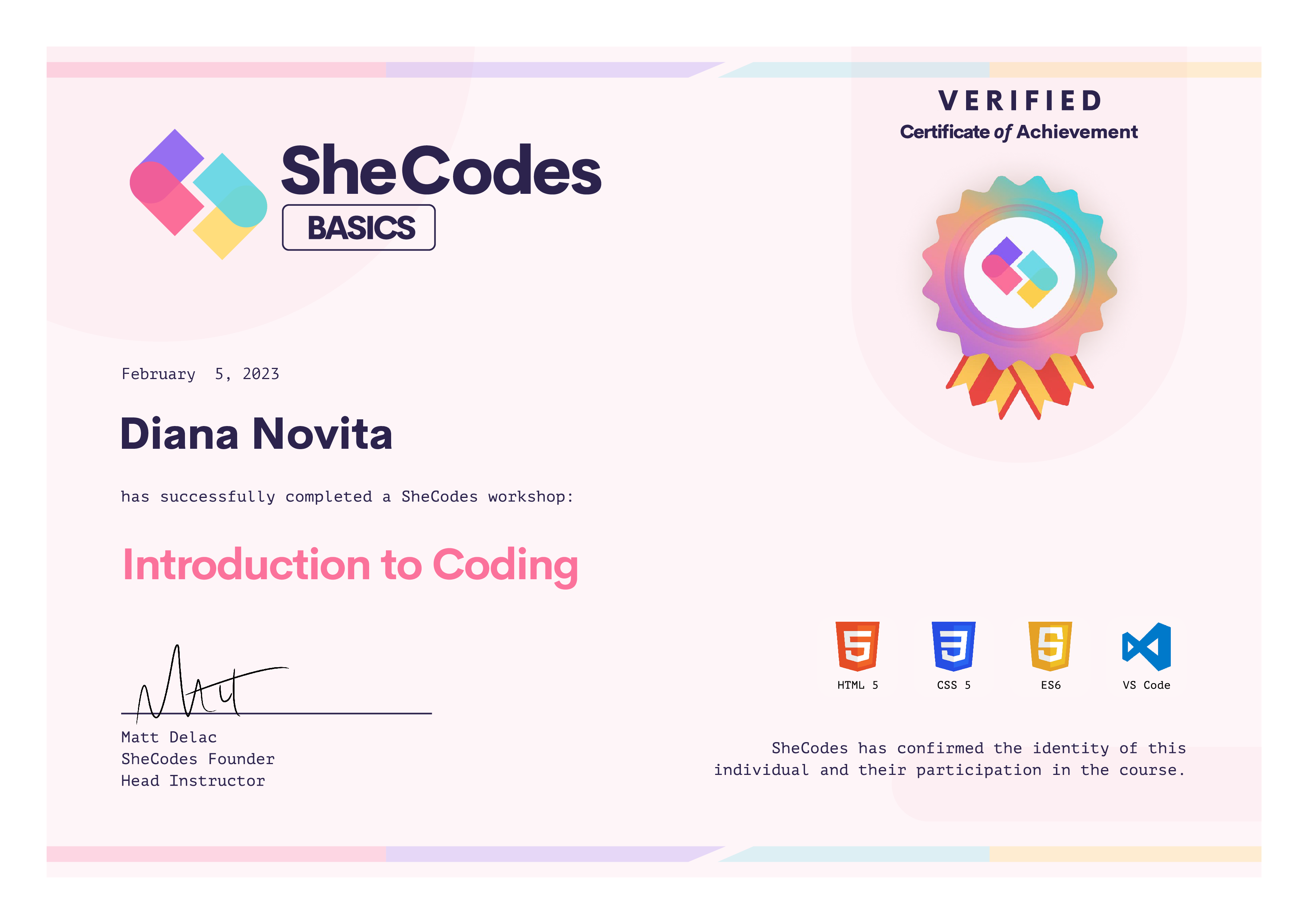 SheCodes Basic