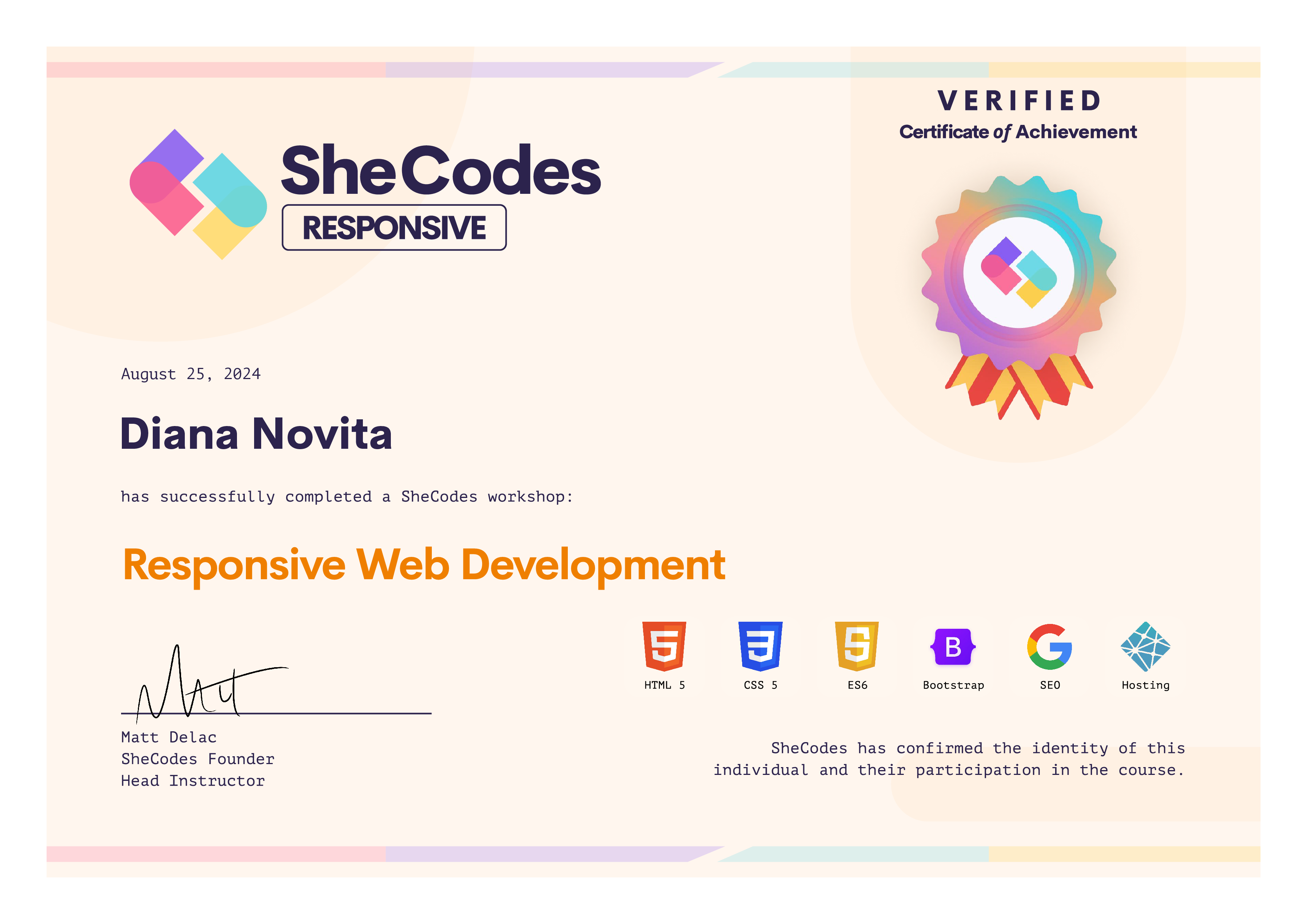 Shecodes Responsive